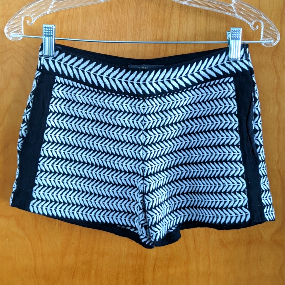 Embroidered shorts